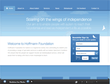 Tablet Screenshot of hoffmannfoundation.org.uk